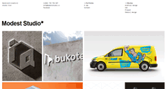 Desktop Screenshot of modeststudio.cz